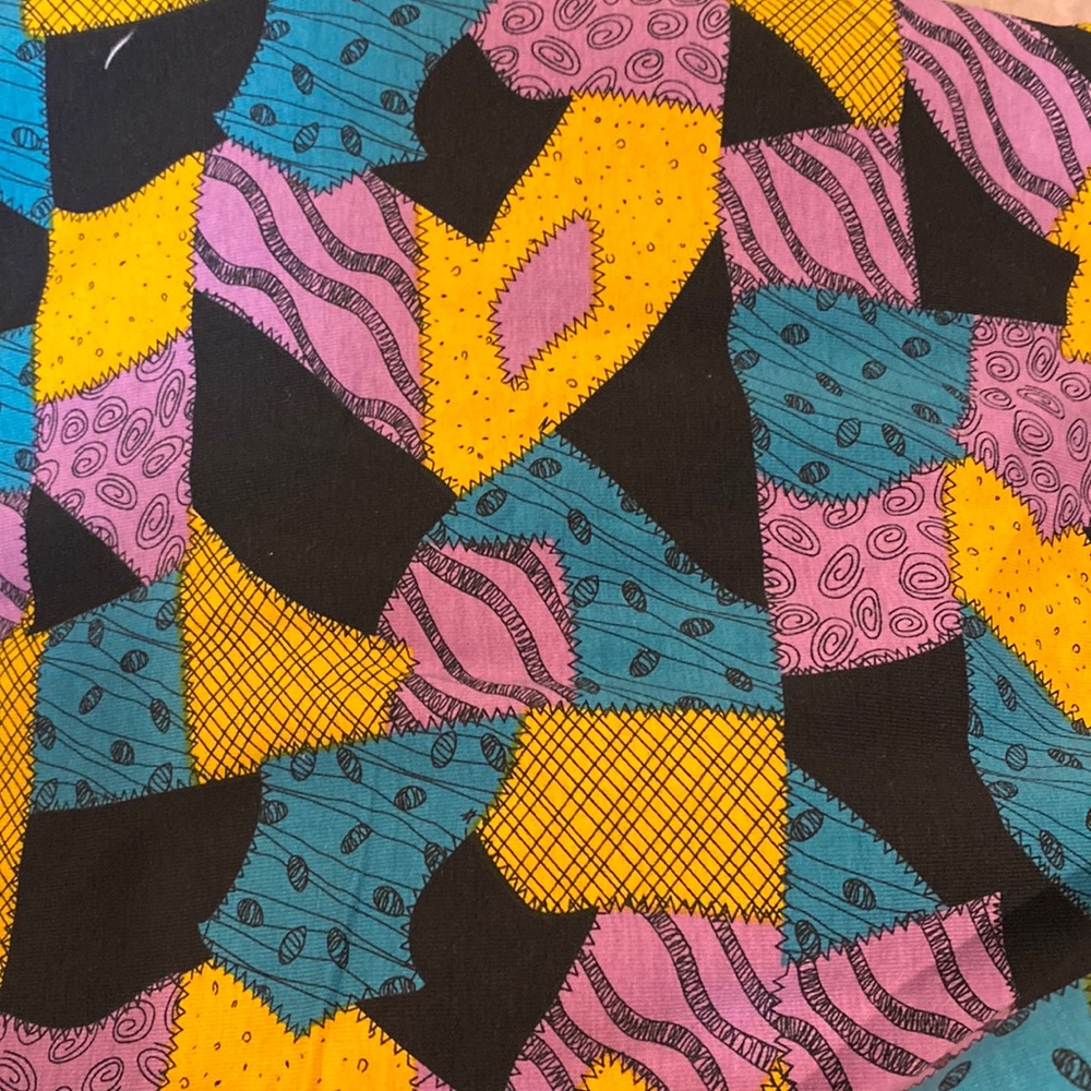 ! SALE ! Vinftage Cotton Knit Fabric ‘Sally Patch’ Disney